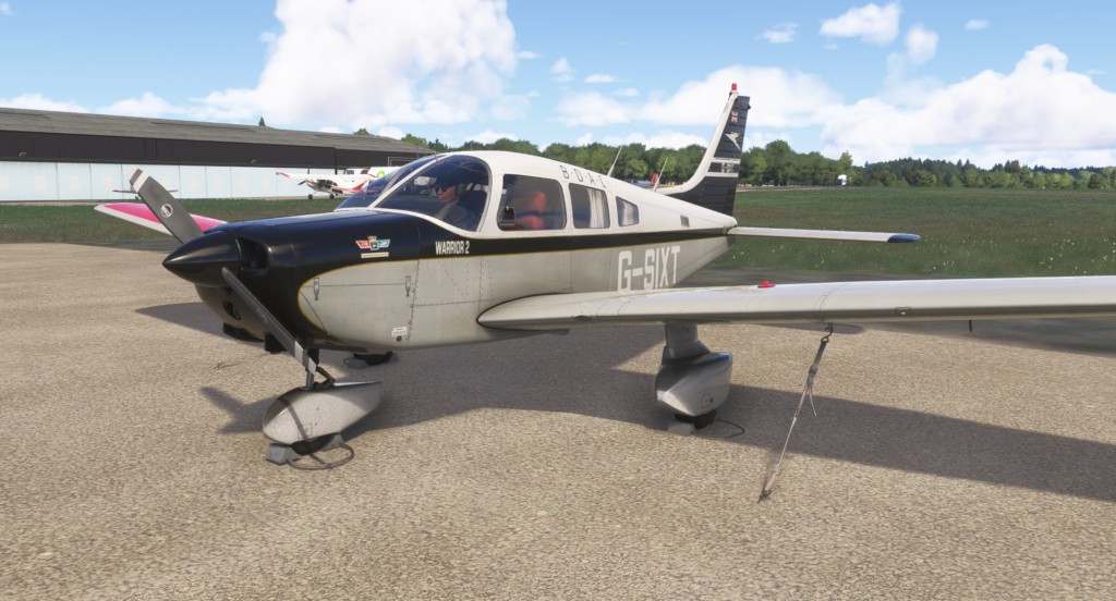Just Flight PA28 Warrior II G-SIXT · G-SIXT