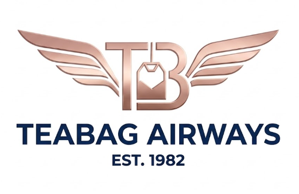 Teabag Airways logo